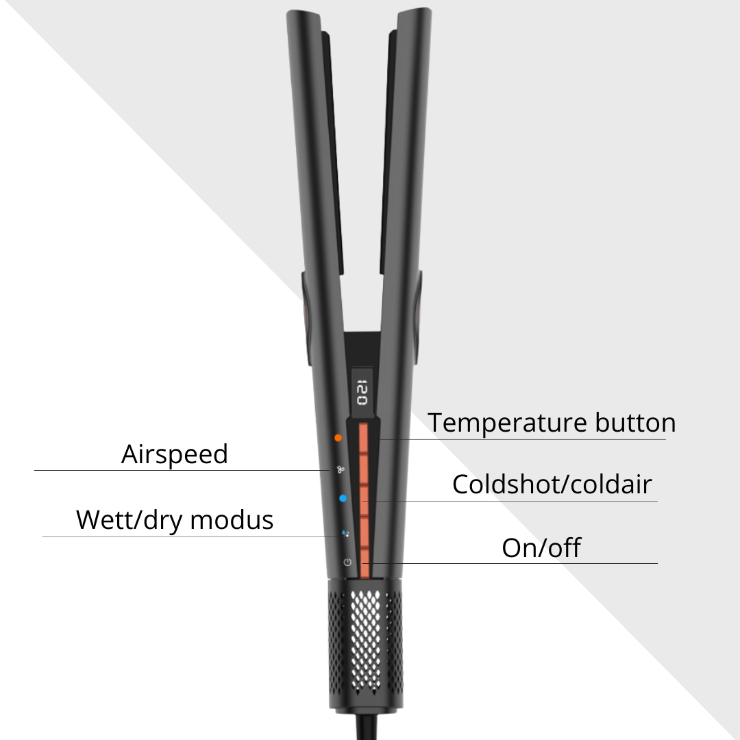 Leto Hairstrait Straightener - 2 unique functions