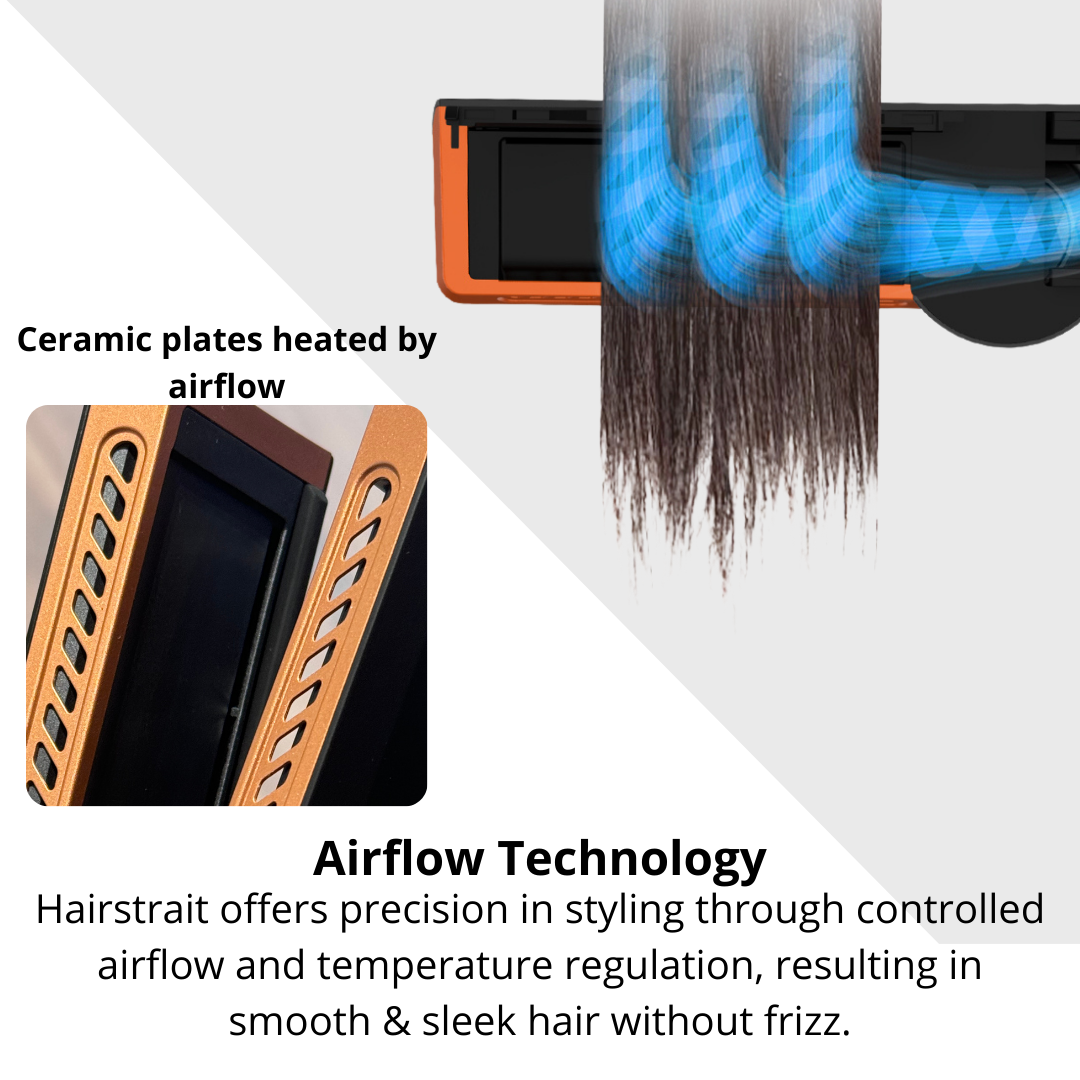 Leto Hairstrait Straightener - 2 unique functions