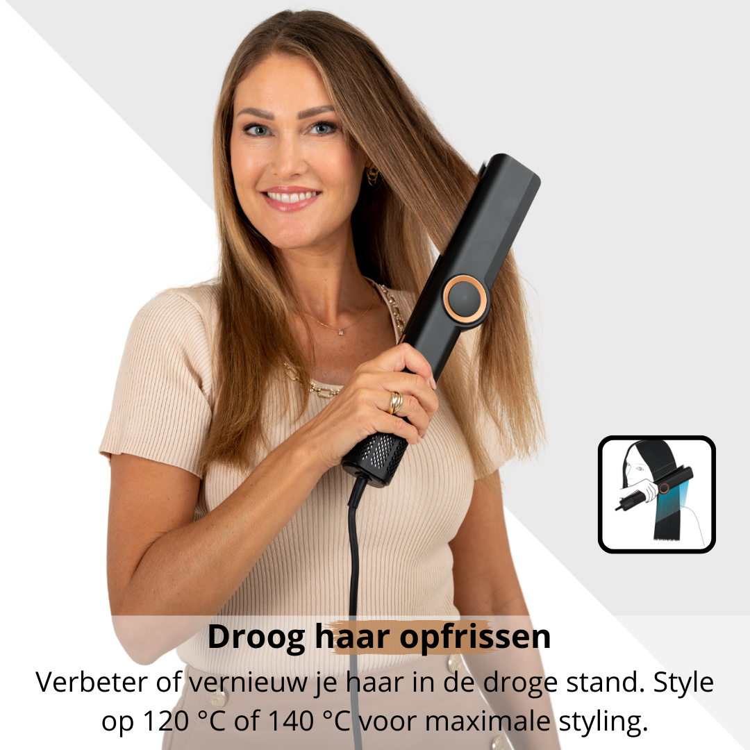 Leto Hairstrait stijltang - 2 unieke functies