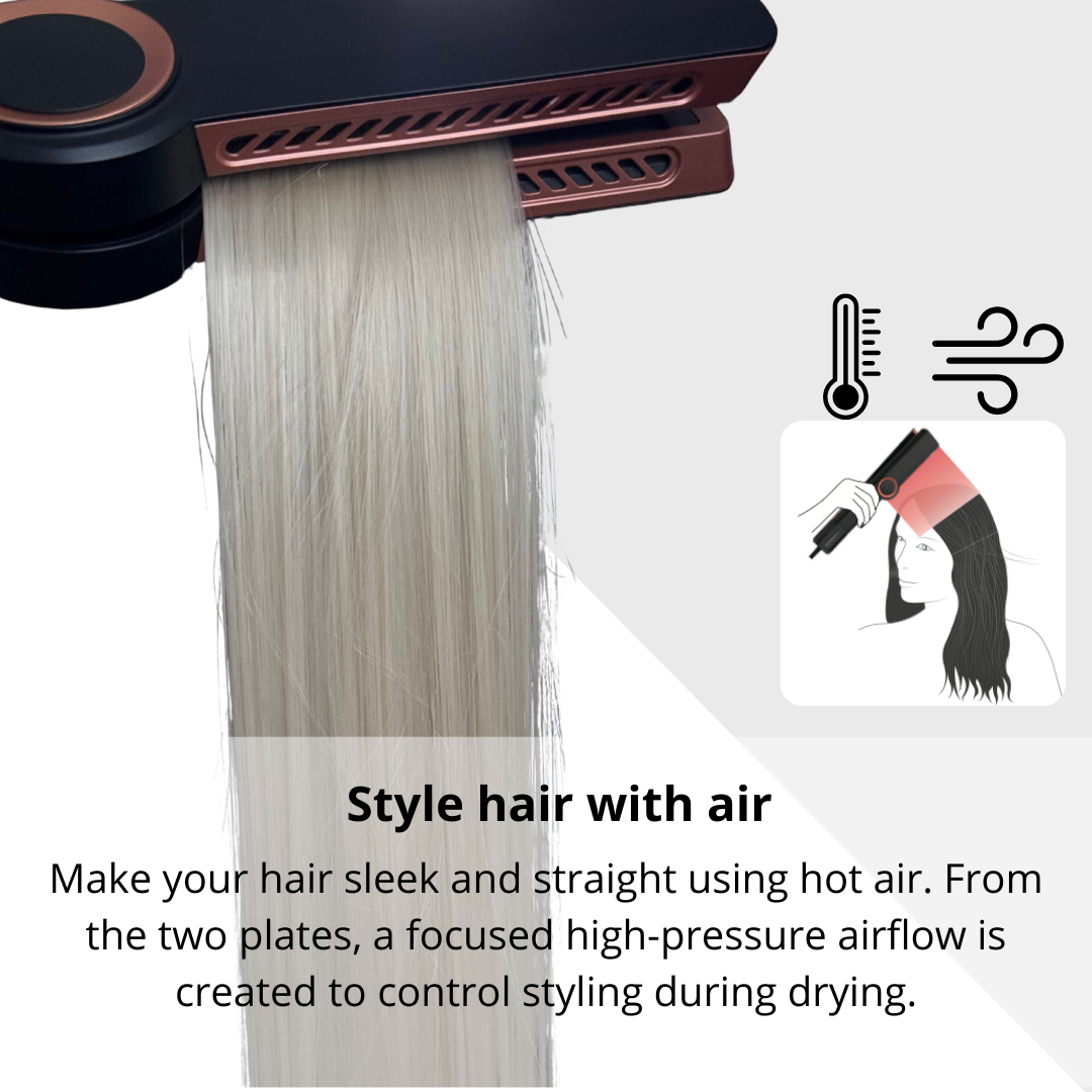 Leto Hairstrait Straightener - 2 unique functions