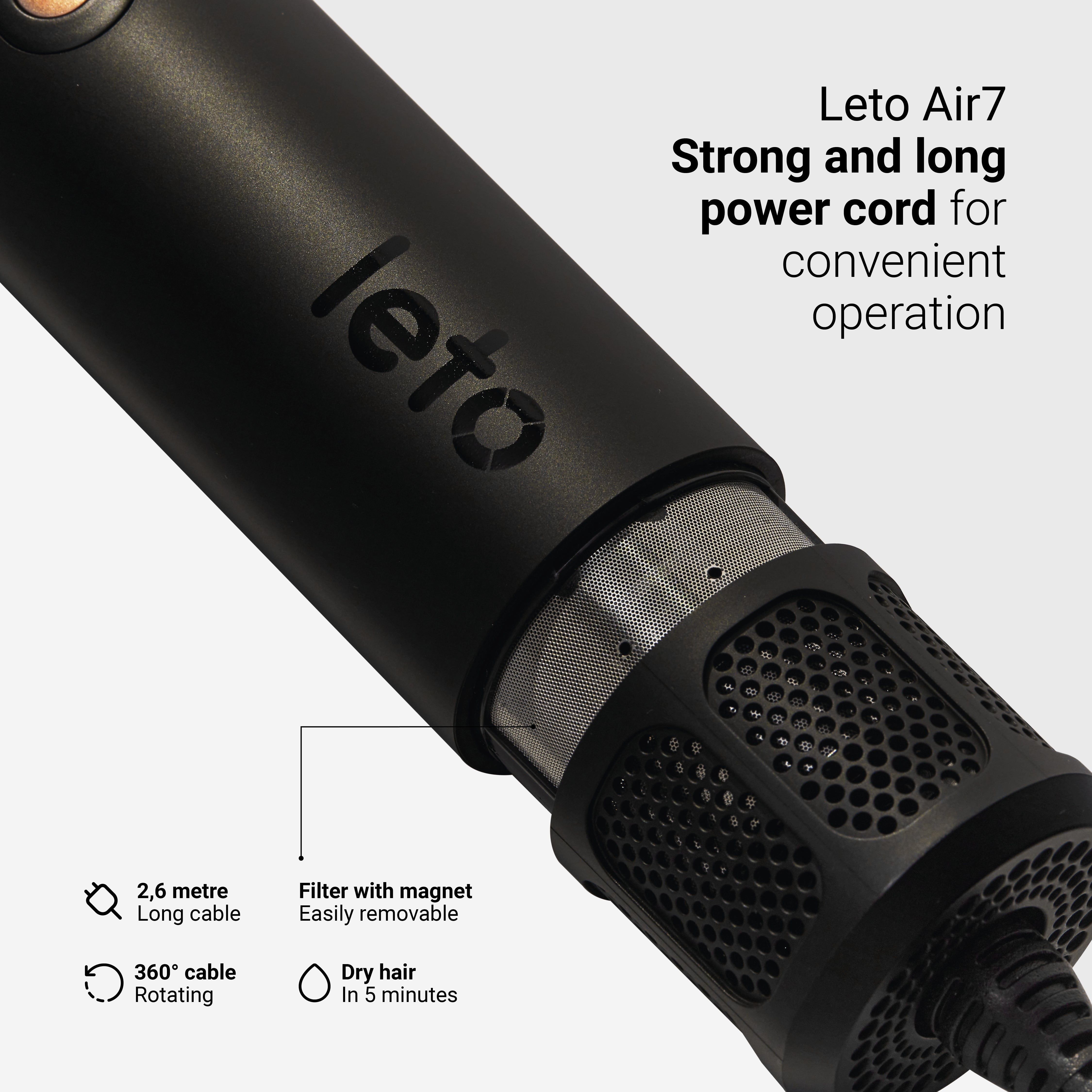 Leto Air7 Airstyler - 7 unique features