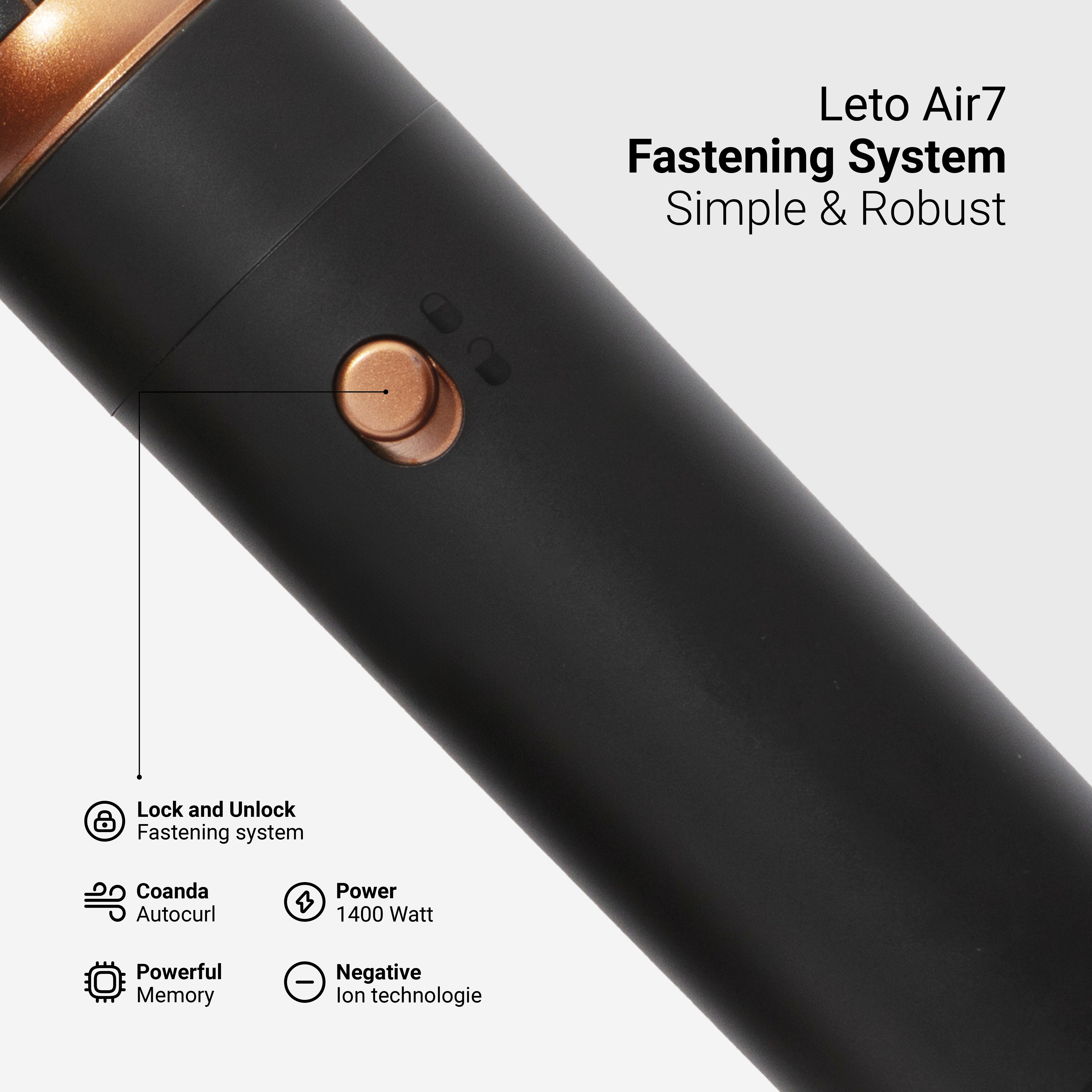 Leto Air7 Airstyler - 7 unique features